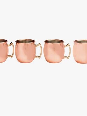 🔥5 FOR $25🔥 Copper Moscow Mule Shot Glasses - Set of 4